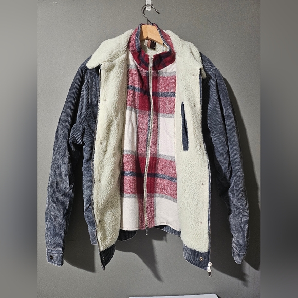 Kith Corduroy Laight Jacket Indigo Blue Med NWT - Picture 6 of 11